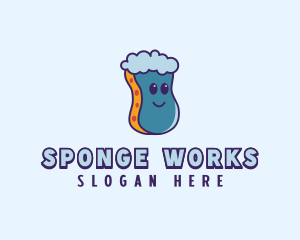 Sponge - Sponge Cleaner Housekeeping logo design