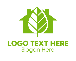 Innovation - Green Leaf Home logo design