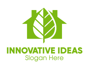 Green Leaf Home logo design