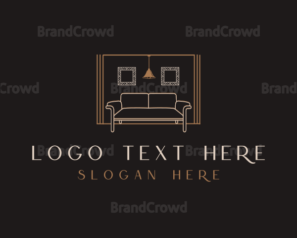 Sofa Lounge Furniture Logo