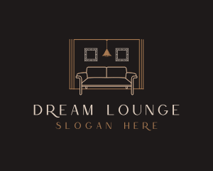 Sofa Lounge Furniture logo design