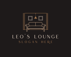 Sofa Lounge Furniture logo design