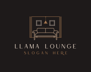 Sofa Lounge Furniture logo design