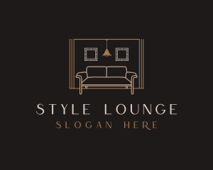 Sofa Lounge Furniture logo design