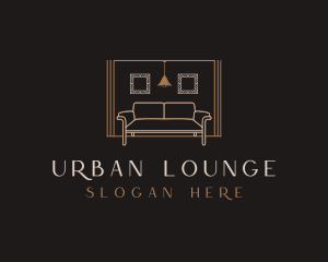 Lounge - Sofa Lounge Furniture logo design