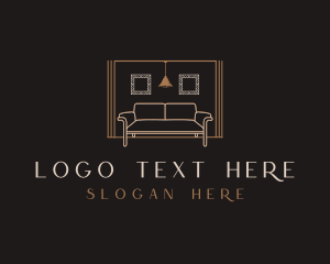 Sofa Lounge Furniture Logo