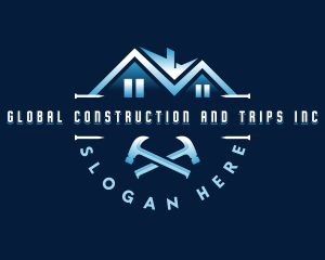 Hammer Construction Builder Logo