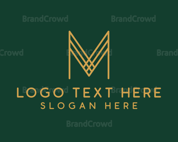 Premium Luxury Letter M Business Logo