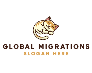 Pet Cat Vet logo design