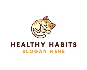 Pet Cat Vet logo design