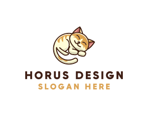 Pet Cat Vet logo design