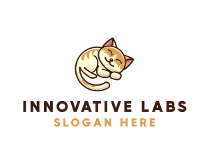 Pet Cat Vet logo design