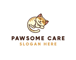 Vet - Pet Cat Vet logo design