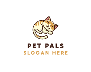 Pet Cat Vet logo design