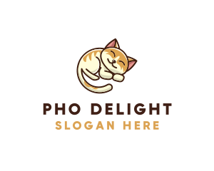 Pet Cat Vet logo design