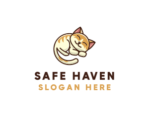 Pet Cat Vet logo design