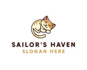 Pet Cat Vet logo design