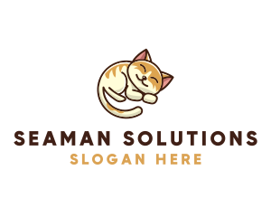 Pet Cat Vet logo design