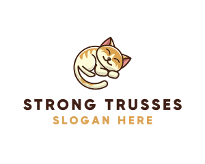 Pet Cat Vet logo design