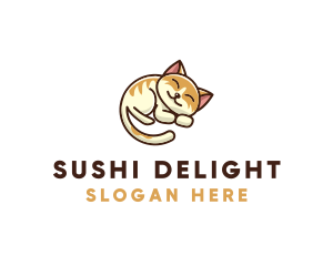 Pet Cat Vet logo design