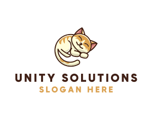 Pet Cat Vet logo design