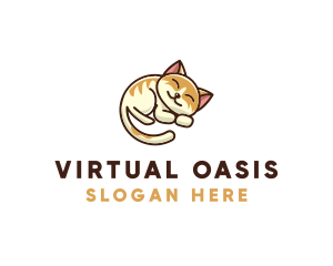 Pet Cat Vet logo design