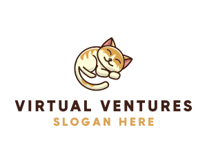 Pet Cat Vet logo design