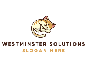 Pet Cat Vet logo design