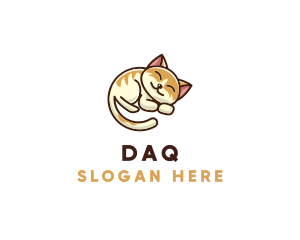 Cartoon - Pet Cat Vet logo design