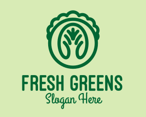 Lettuce - Green Lettuce Veggie logo design