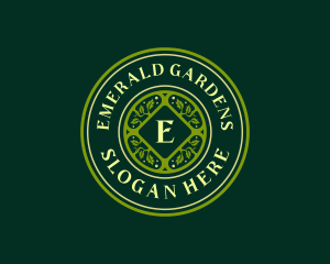 Elegant Vineyard Garden logo design