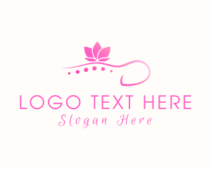 Pamper - Lotus Body Massage logo design