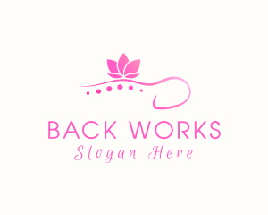 Back - Lotus Body Massage logo design