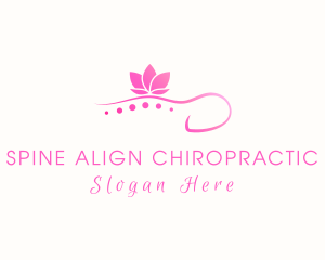 Chiropractor - Lotus Body Massage logo design