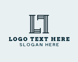 Stripe - Professional Agency Letter L logo design