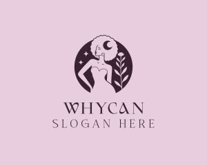 Flower Moon Woman  Logo