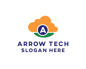 High Tech Cloud logo design