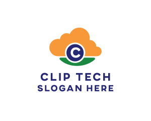 High Tech Cloud logo design