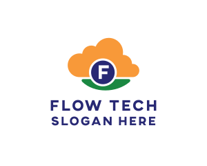 High Tech Cloud logo design