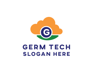 High Tech Cloud logo design