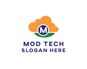 High Tech Cloud logo design