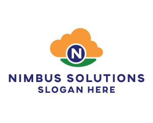 Nimbus - High Tech Cloud logo design