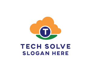 High Tech Cloud logo design