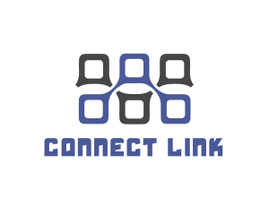 Link - Online Tech Network logo design