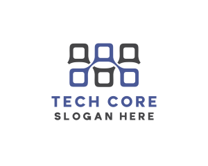 Online Tech Network logo design