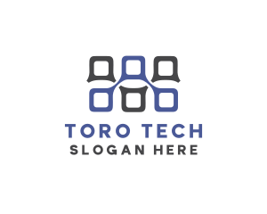 Online Tech Network logo design