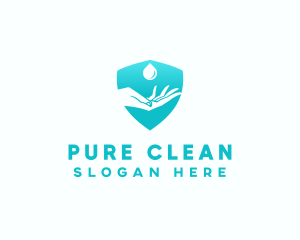 Clean Hand Washing logo design