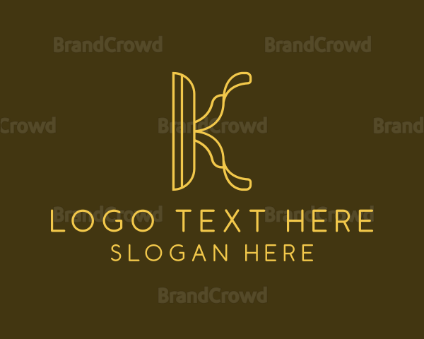 Stylish Elegant Ribbon Logo