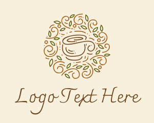 Tea - Coffee Tea Cafe logo design