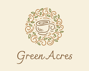 Coffee Tea Cafe  logo design